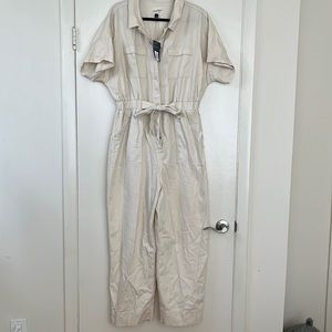 Target Cream Jumpsuit